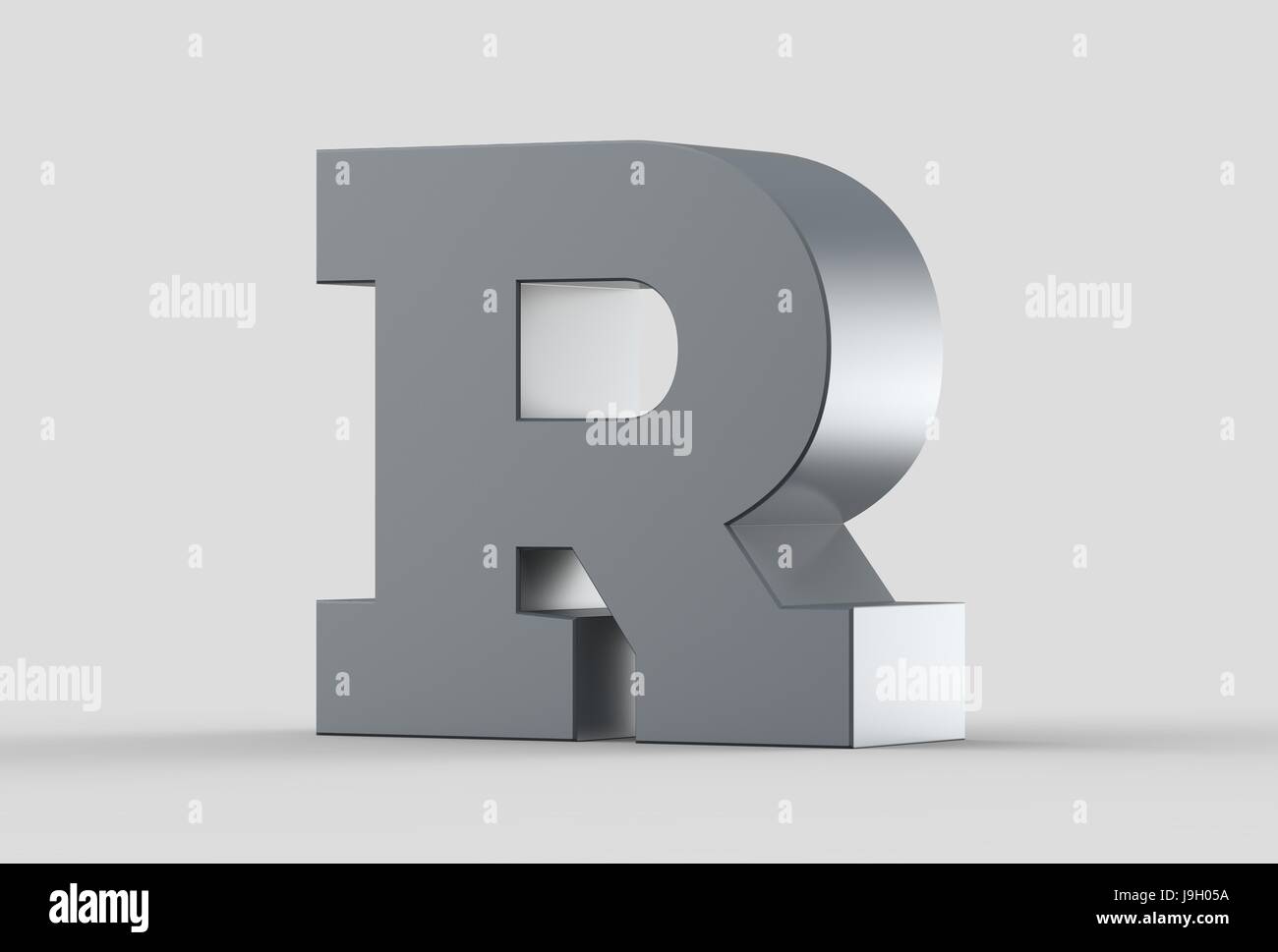 R Letter Wallpaper 3d