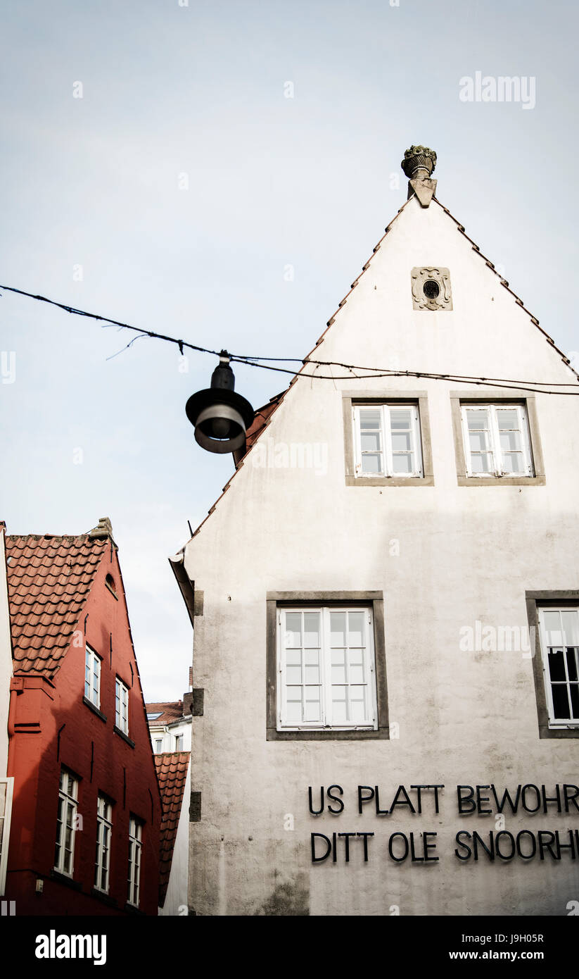 Bremer Schnoorviertel Stock Photo