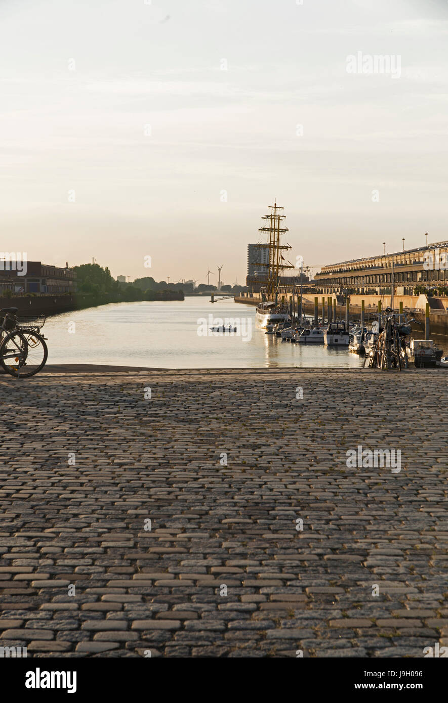 Europahafen Bremen Stock Photo