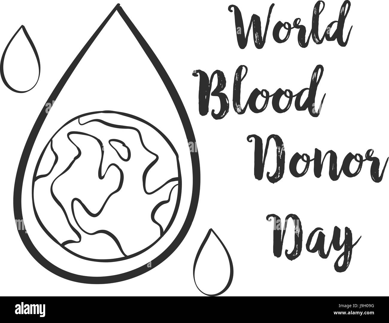 World blood donor day vector art Stock Vector Image & Art - Alamy