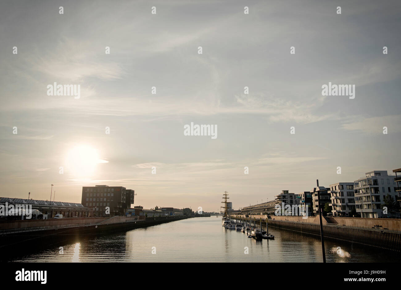 Europahafen Bremen Stock Photo