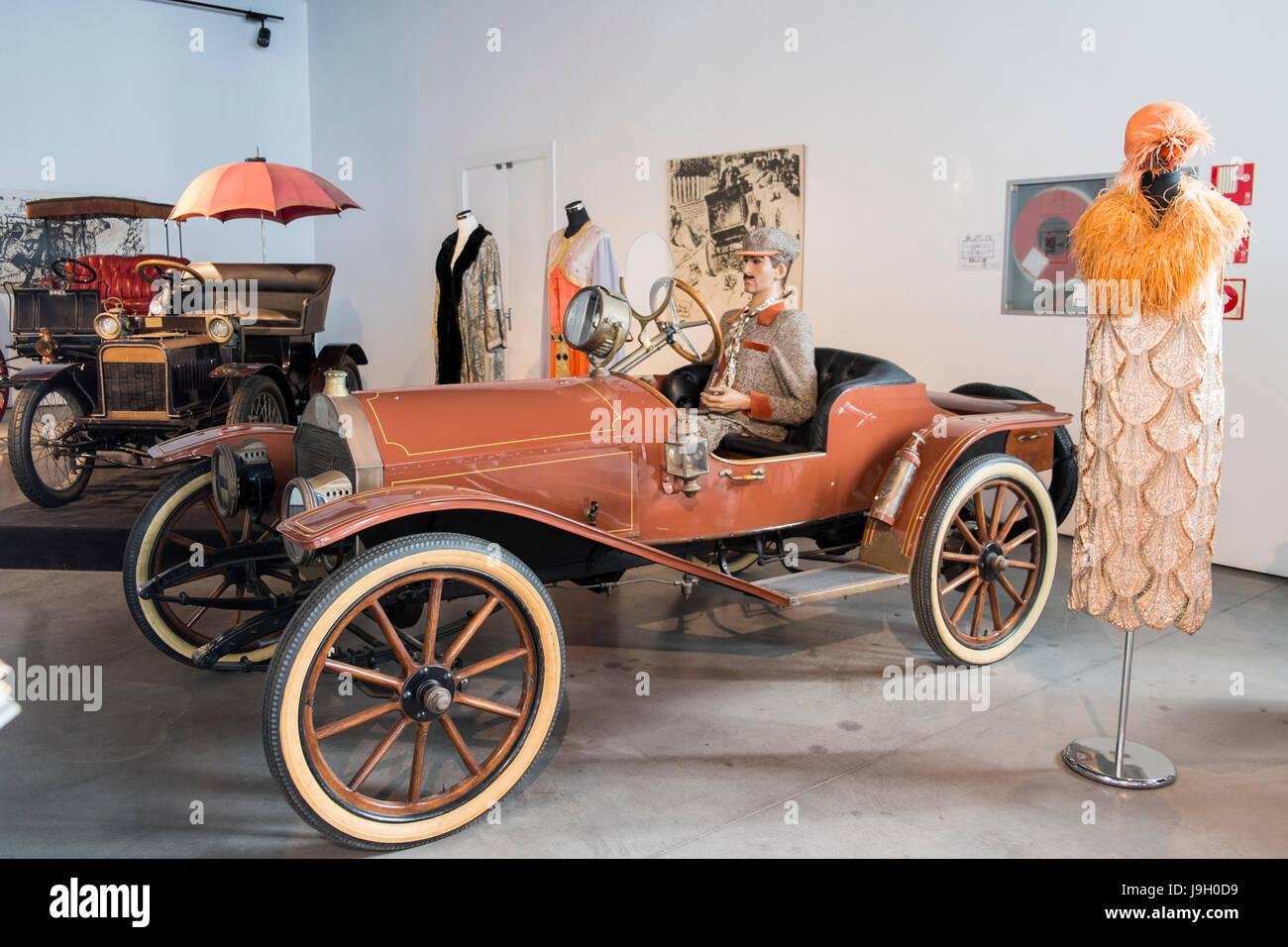 1912 Hupmobile. Automobile museum of Málaga, Andalusia, Spain. Stock Photo