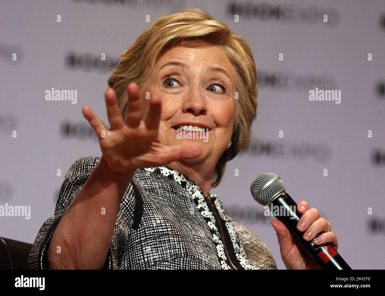 New York, New York, USA. 1st June, 2017. HILLARY CLINTON attends the ...