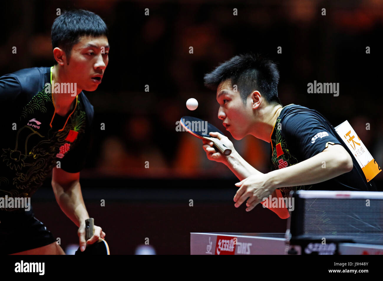Dusseldorf Germany Dusseldorf Germany 31st May 2017 Xu Xin Fan Zhendong Chn Table Tennis 2017 World Table Tennis Championships Men S Doubles 3rd Round Match At Messe Dusseldorf In Dusseldorf Germany Credit