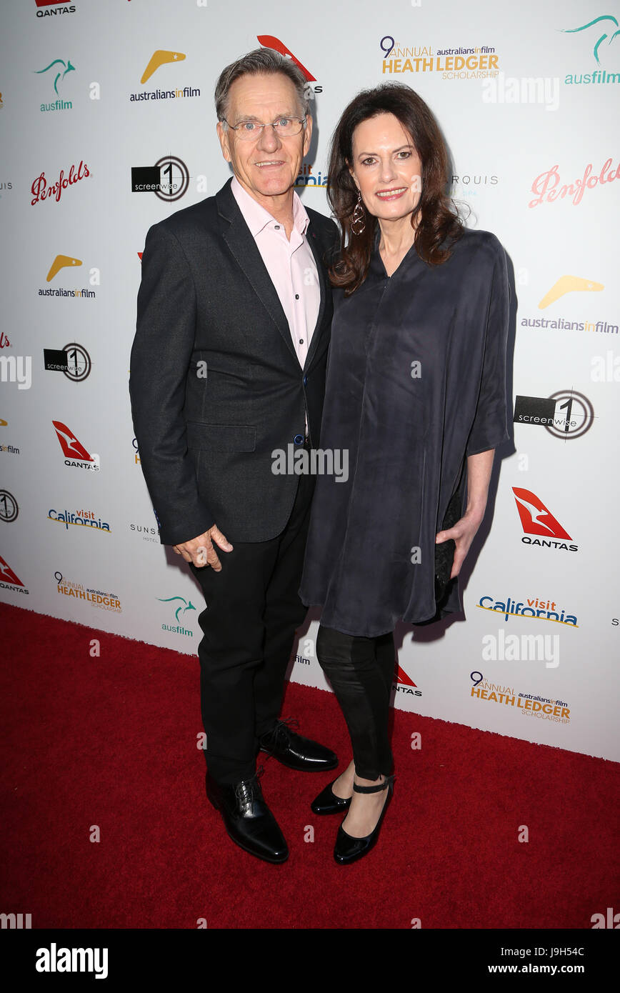 West Hollywood, Ca. 01st June, 2017. Roger Bell, Sally Bell, at The 9th Annual Australians In Film Heath Ledger Scholarship Dinner at Sunset Marquis Hotel, California on June 01, 2017. Credit: Faye Sadou/Media Punch/Alamy Live News Credit: MediaPunch Inc/Alamy Live News Stock Photo