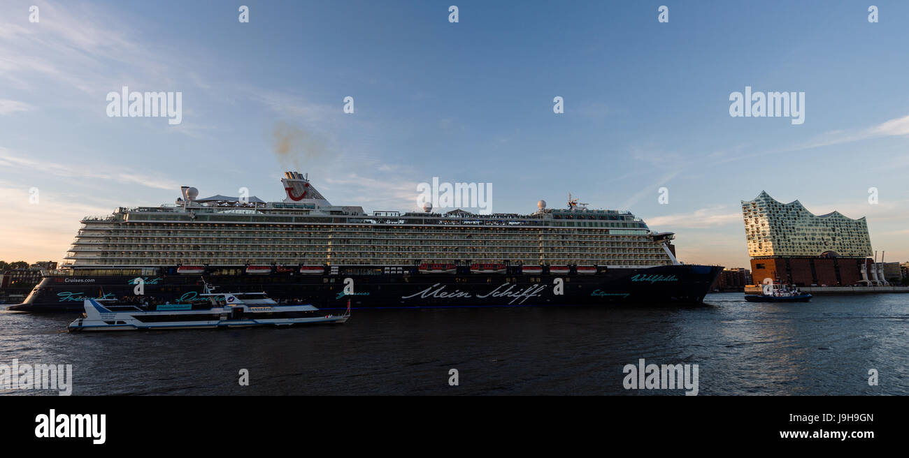 Hamburg Germany 1st June 2017 The Cruise Ship Mein