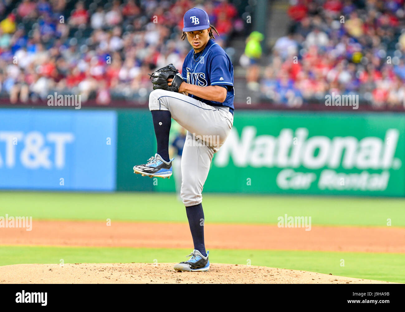 May 31, 2017: Tampa Bay Rays starting pitcher Chris Archer #22 during ...