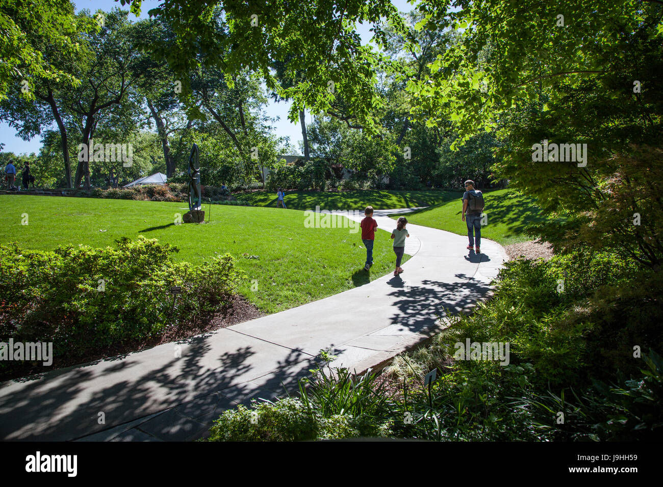 Texas, Dallas Arboretum and Botanical Garden Stock Photo