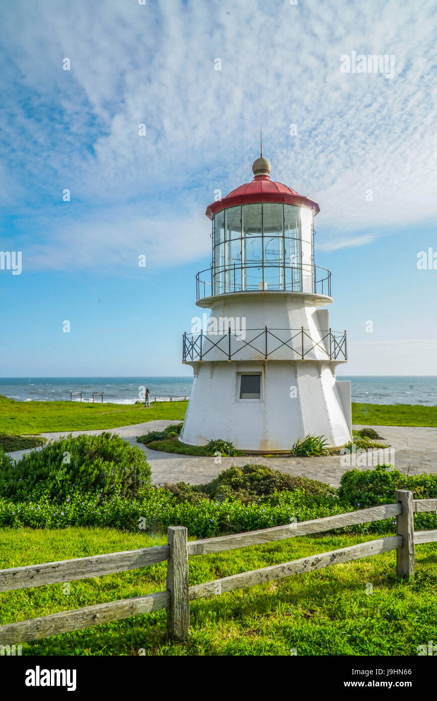 The beautiful lighthouse of Shelter Cove SHELTER COVE CALIFORNIA