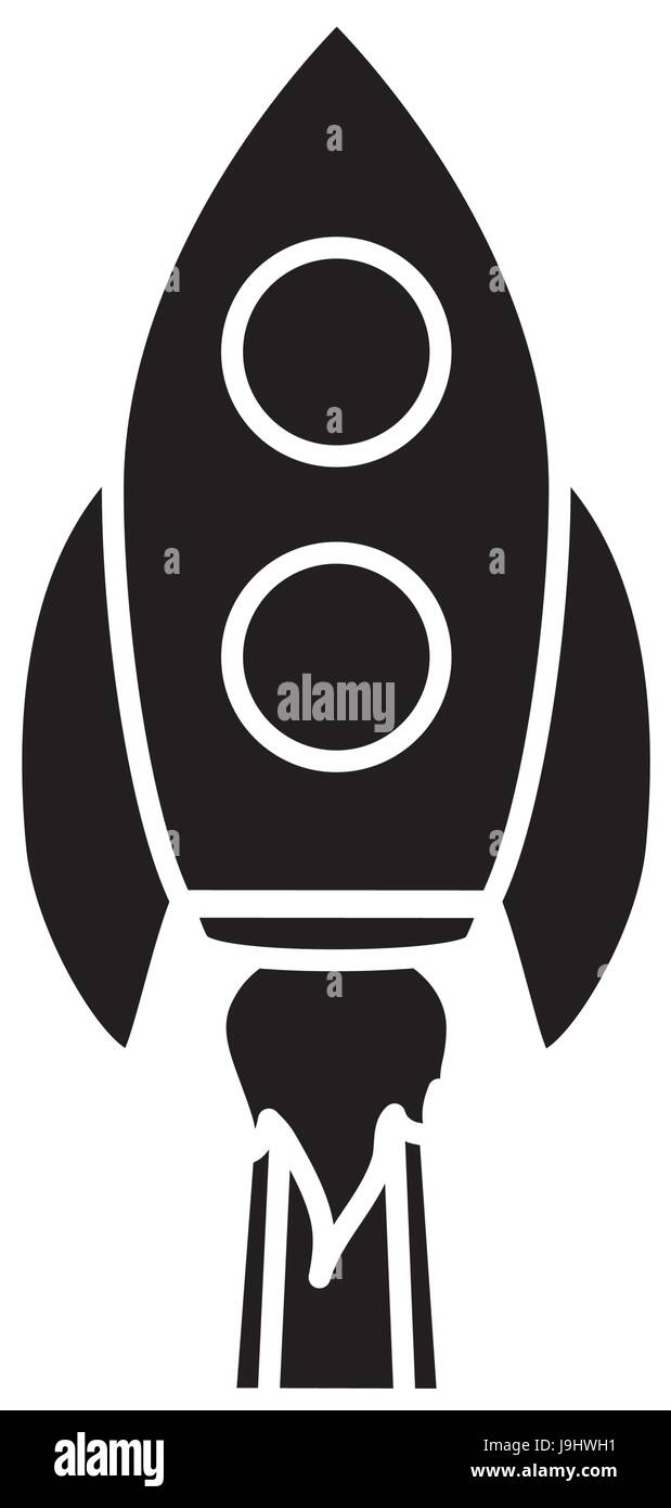 space rocket icon Stock Vector Image & Art - Alamy