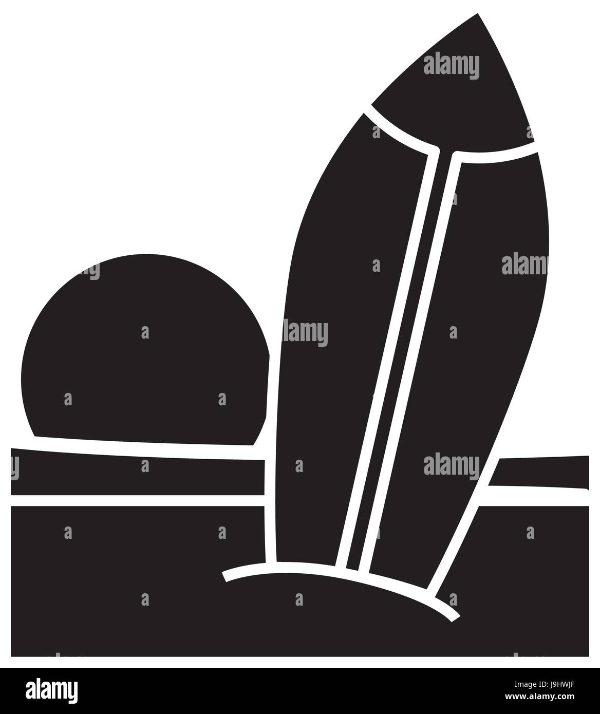 surfboard icon image Stock Vector Image & Art - Alamy