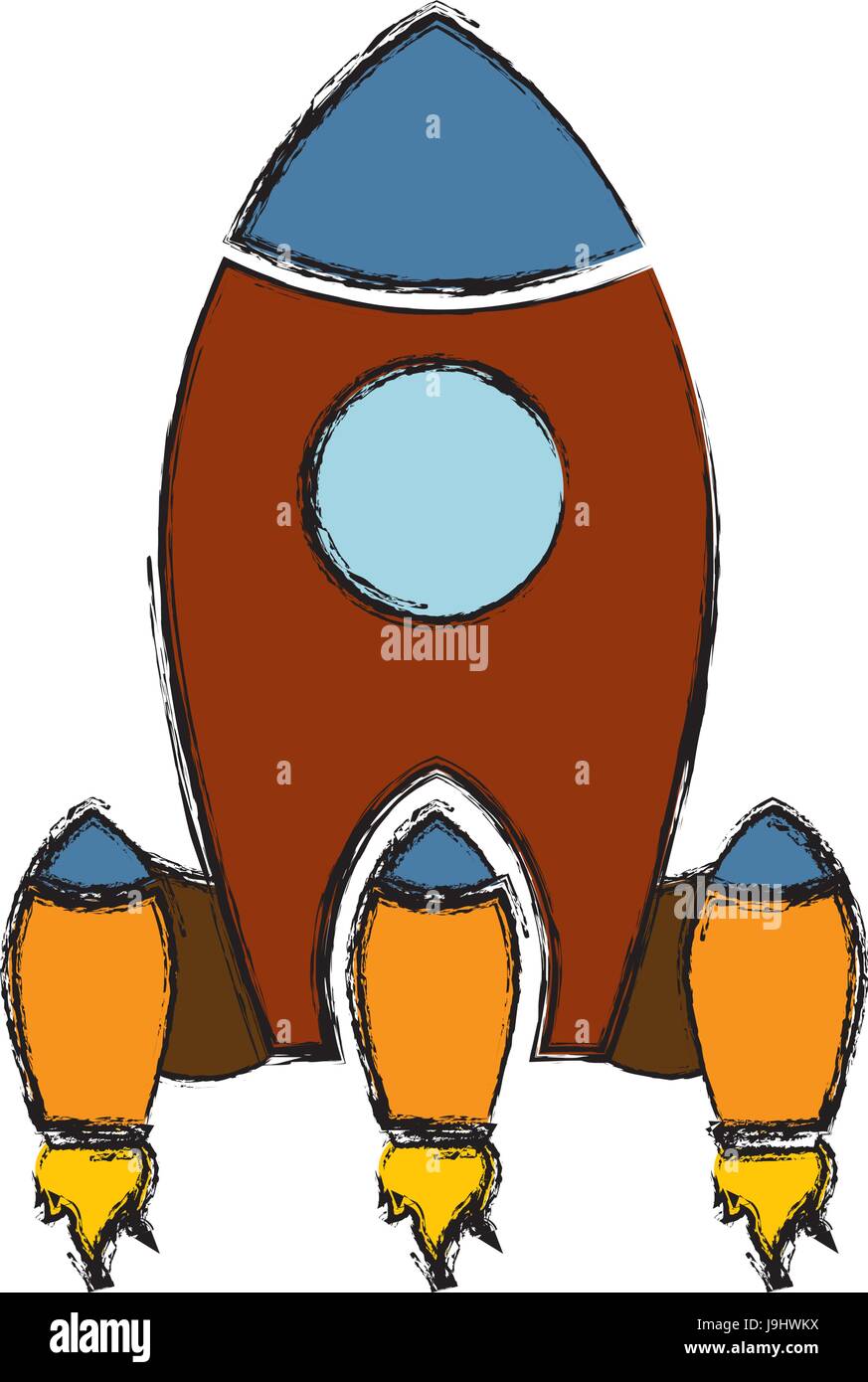space rocket icon Stock Vector Image & Art - Alamy
