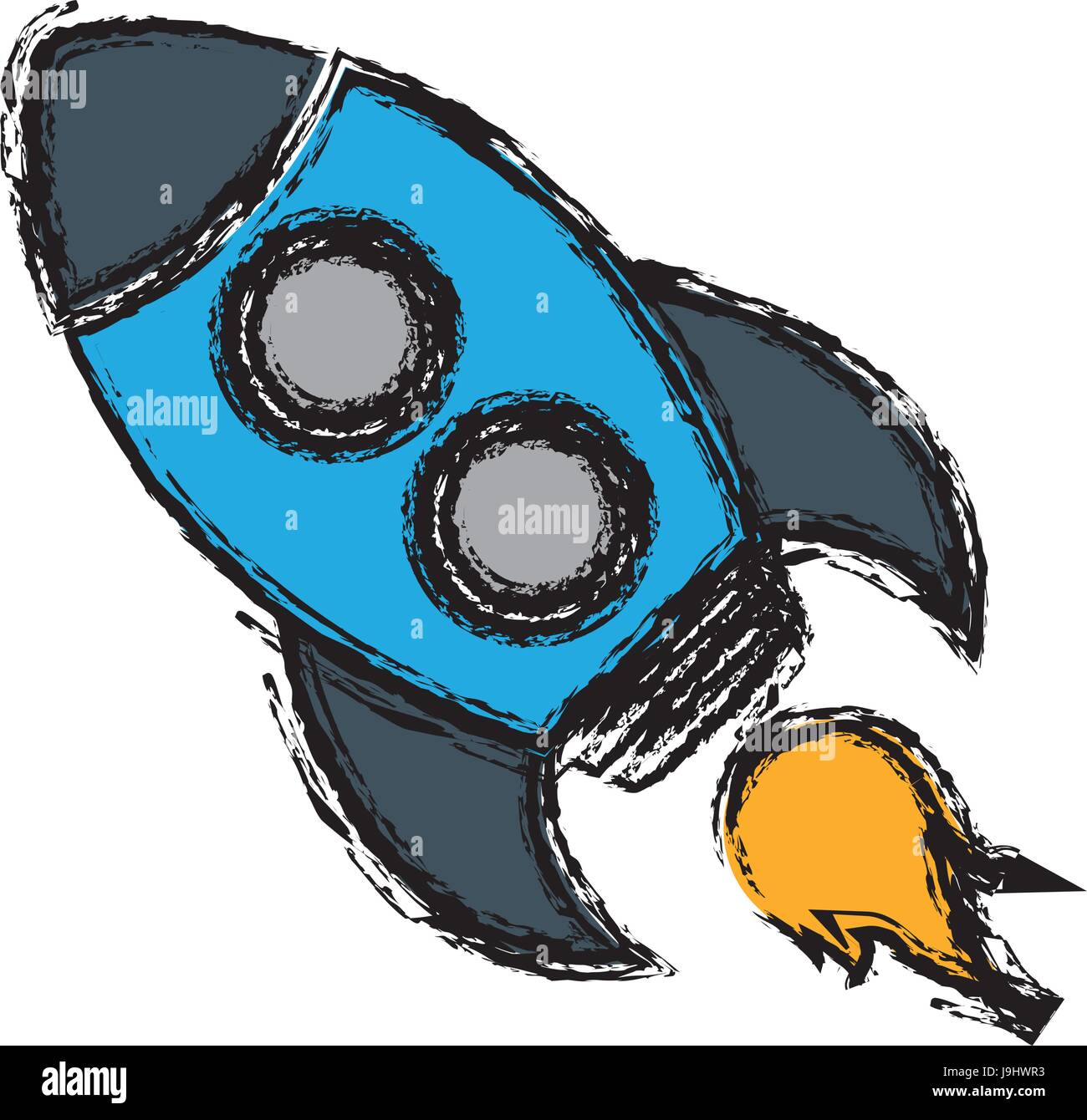 space rocket icon Stock Vector Image & Art - Alamy