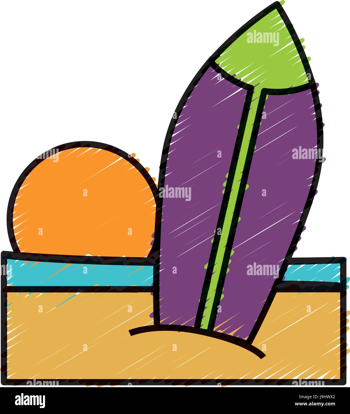 surfboard icon image Stock Vector Image & Art - Alamy