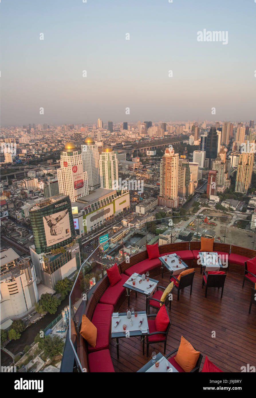 Thailand, Bangkok City, Downtown Bangkok skyline at sunset Stock Photo ...
