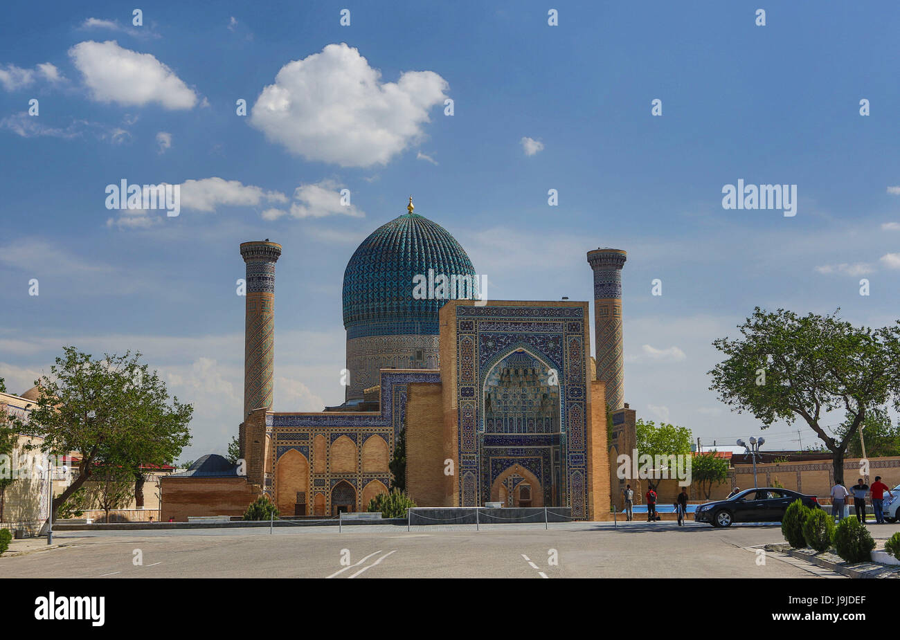 Uzbekistan, Samarkand City, Amir Timur Mausoleum Stock Photo