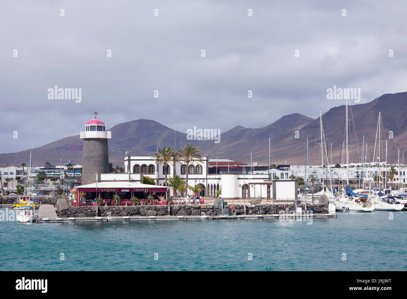 Lighthouse In The Yacht Harbour Marina Rubicon Playa Blanca