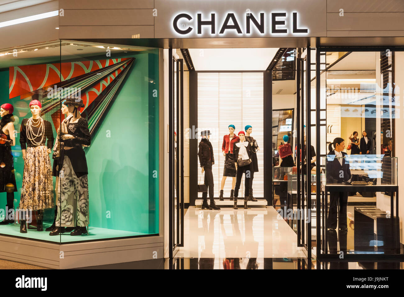 China, Hong Kong, Causeway Bay, Times Square Shopping Mall, Chanel ...
