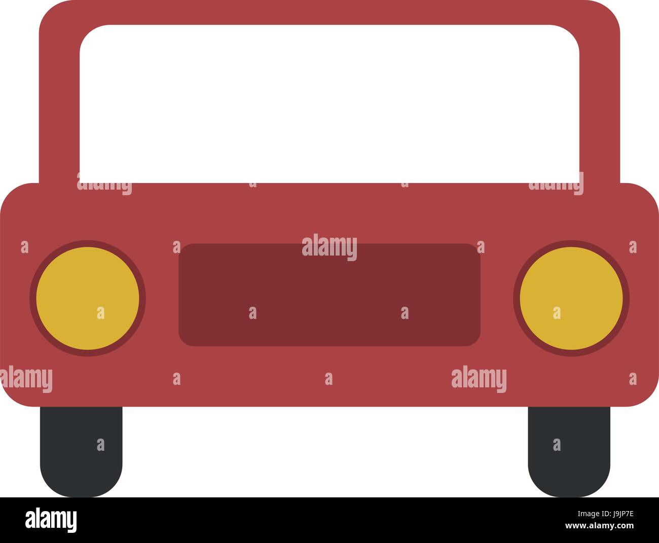 car frontview icon image Stock Vector Image & Art - Alamy