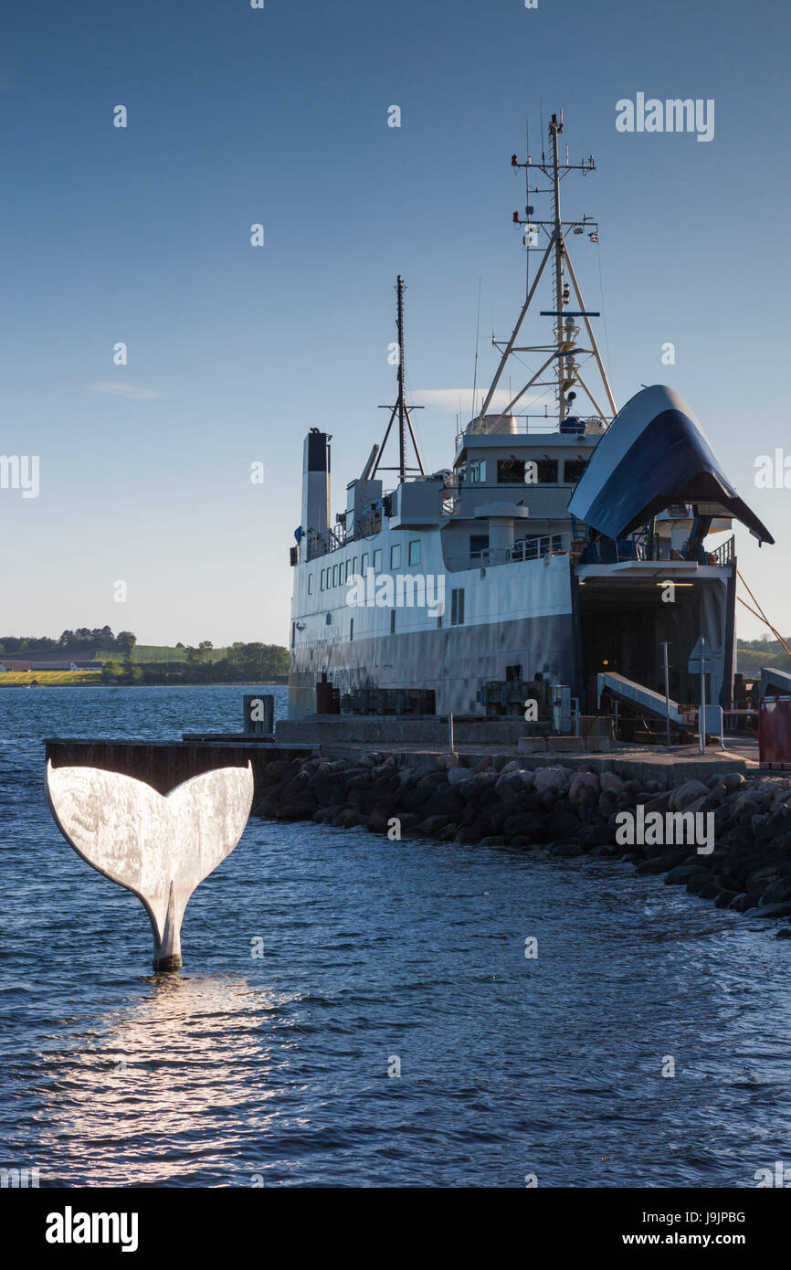 Denmark, Funen, Faaborg, island ferry Stock Photo