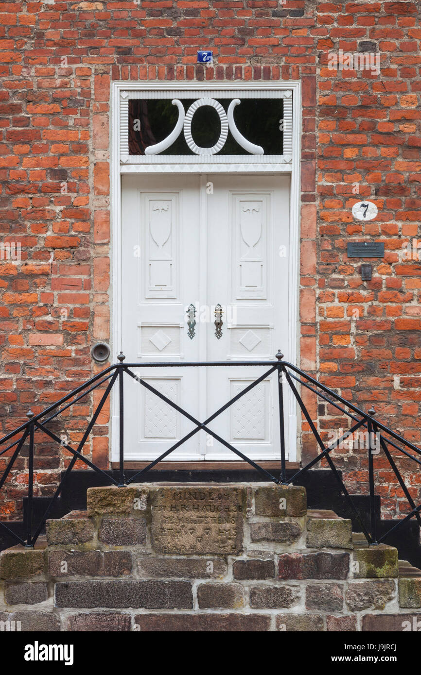 Denmark, Jutland, buildings fo the Historic Quarter Stock Photo