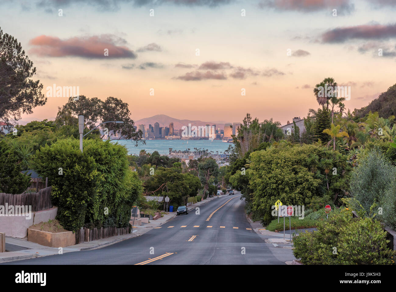 San Diego skyline Stock Photo