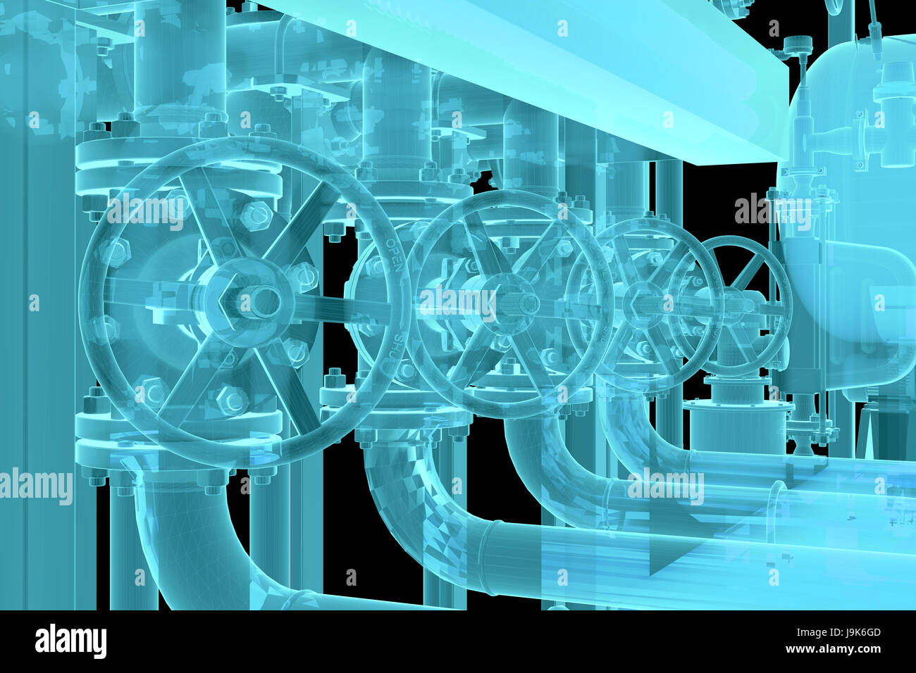 XRay Image of Industrial equipment Stock Photo Alamy