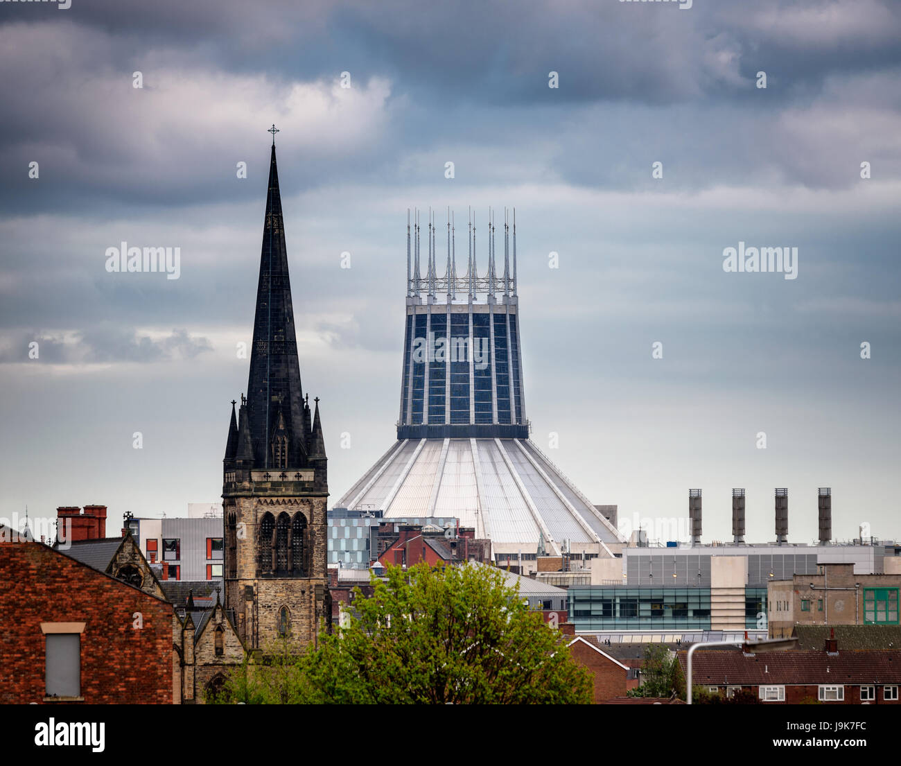 Metropolitan Cathedral of Christ The King Liverpool Merseyside England Stock Photo