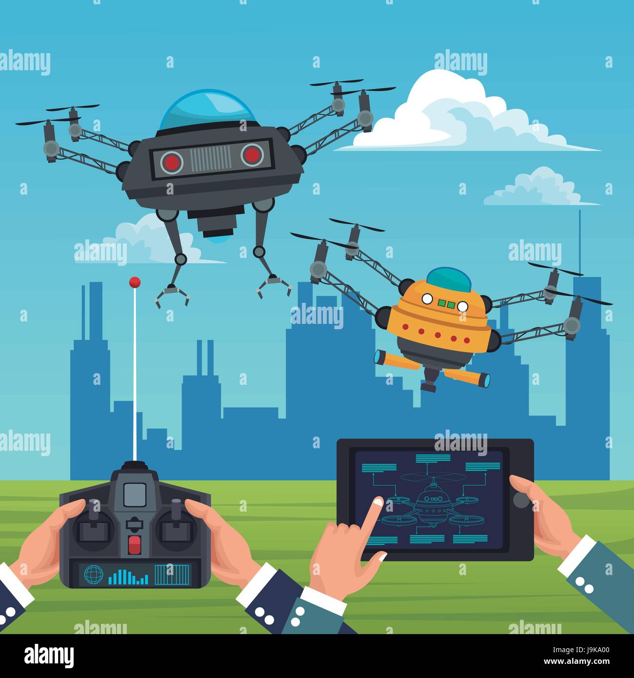 remote control robot drone