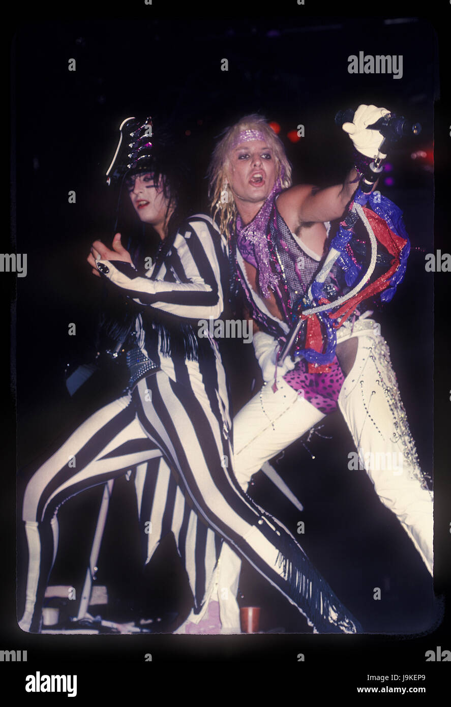 Motley Crue performing live on the Theater Of Pain Tour at The