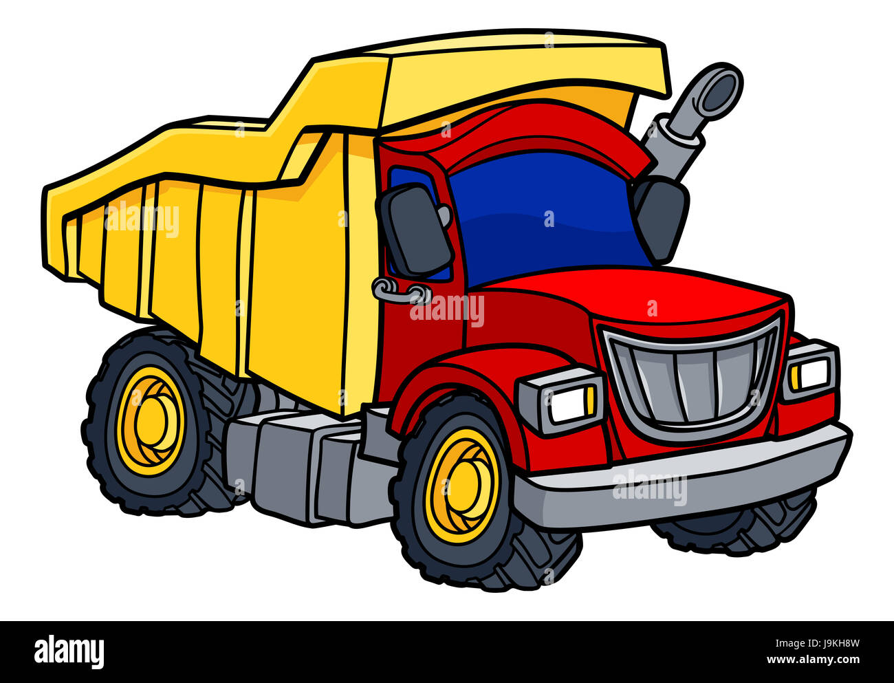 Cartoon truck hi-res stock photography and images - Alamy