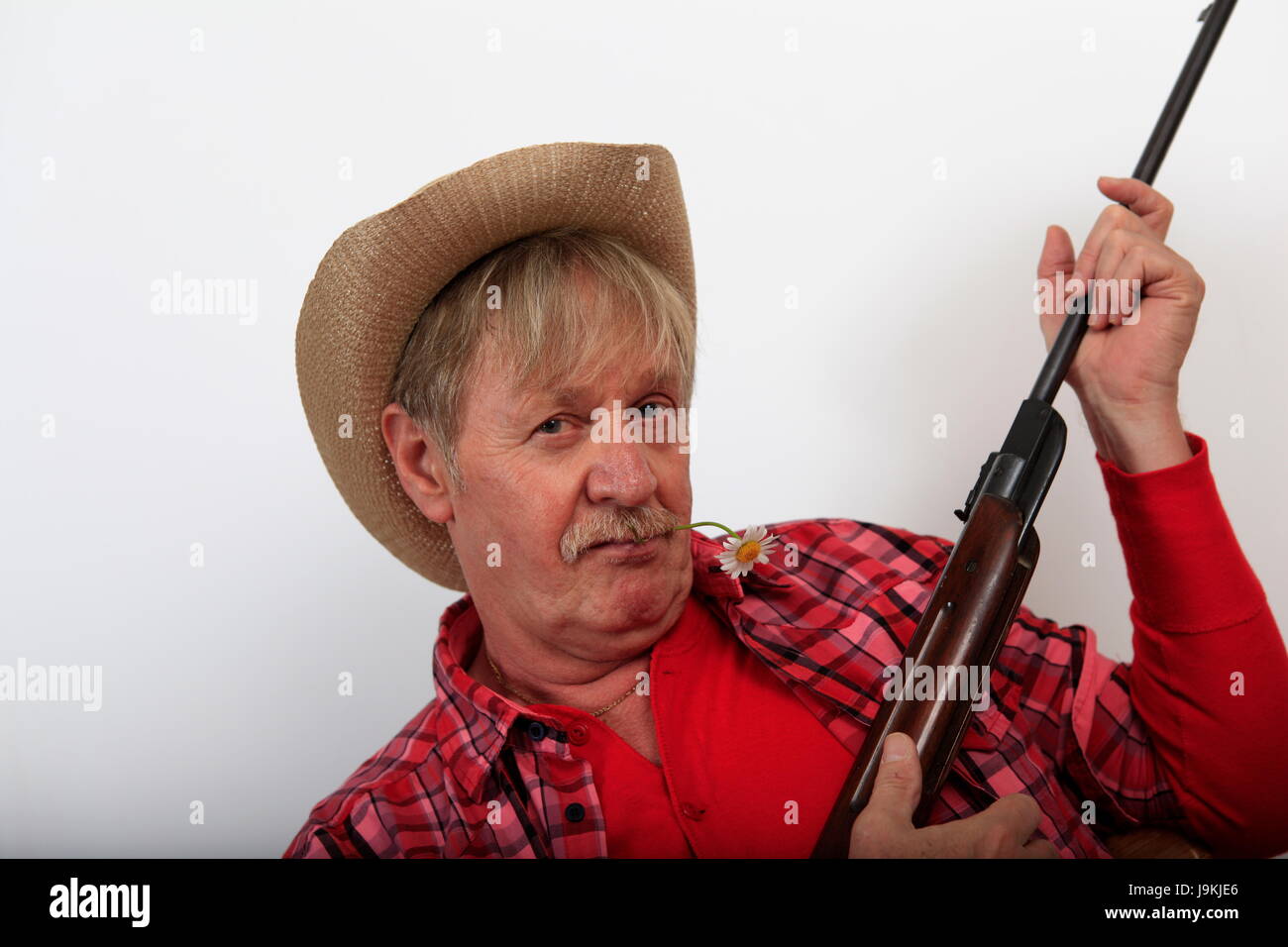 Stick Figure shooter man with gun and ear - Stock Illustration  [79342738] - PIXTA