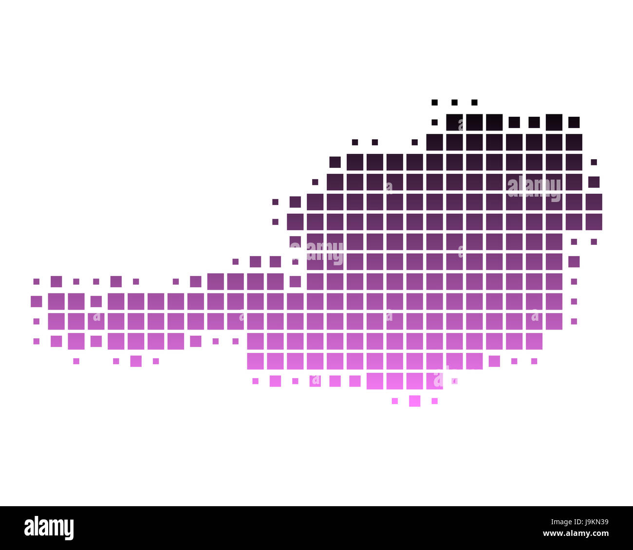 austrians, illustration, angular, square, card, spotted, dot, raster ...