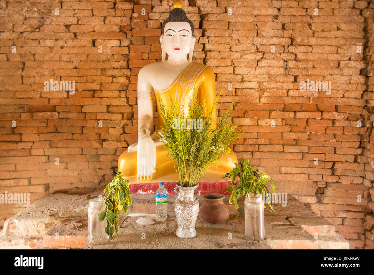 At a pagoda complex near Mandalay, Myanmar. Stock Photo