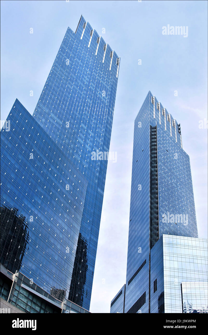 time warner centre, columbus circle, manhattan, new york, usa Stock Photo
