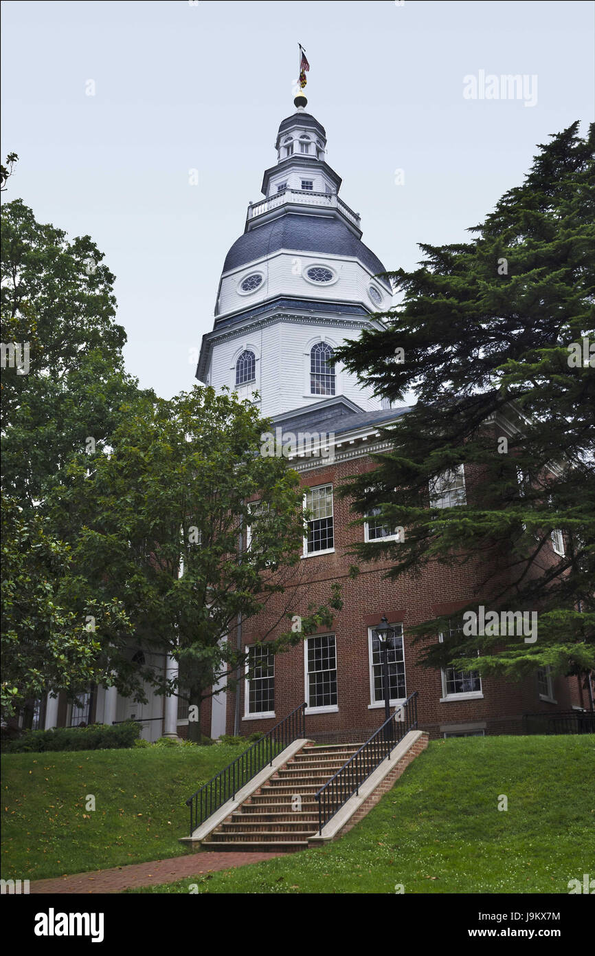 state house of annapolis, maryland, usa Stock Photo