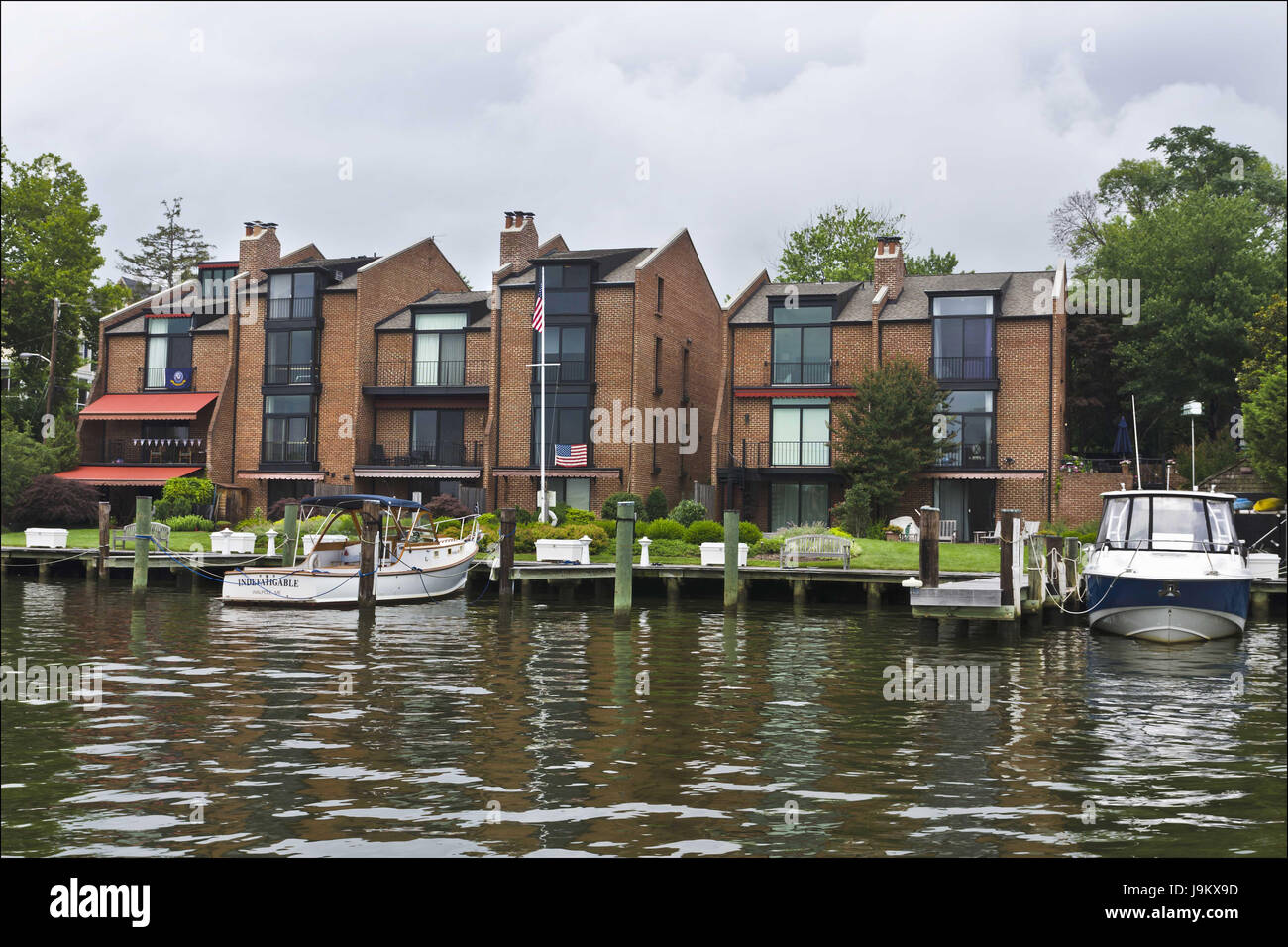 water front houses, annapolis, maryland, usa Stock Photo Alamy