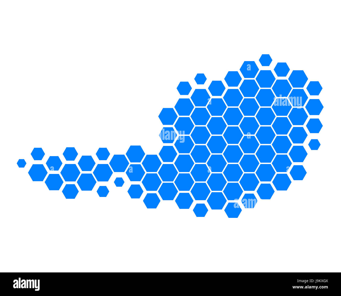 blue, austrians, illustration, angular, card, spotted, dot, raster ...