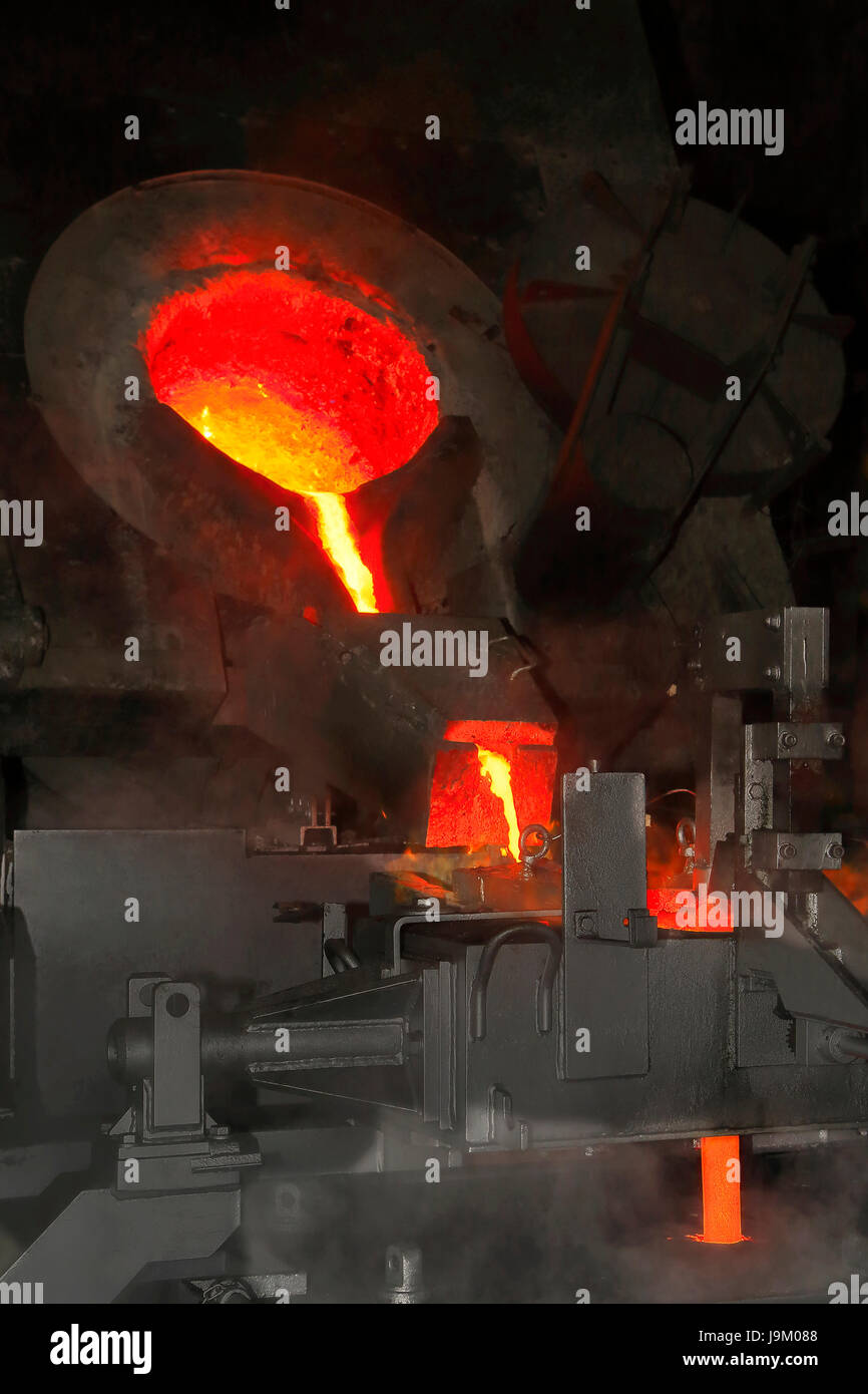 Continuous casting machine hi-res stock photography and images - Alamy