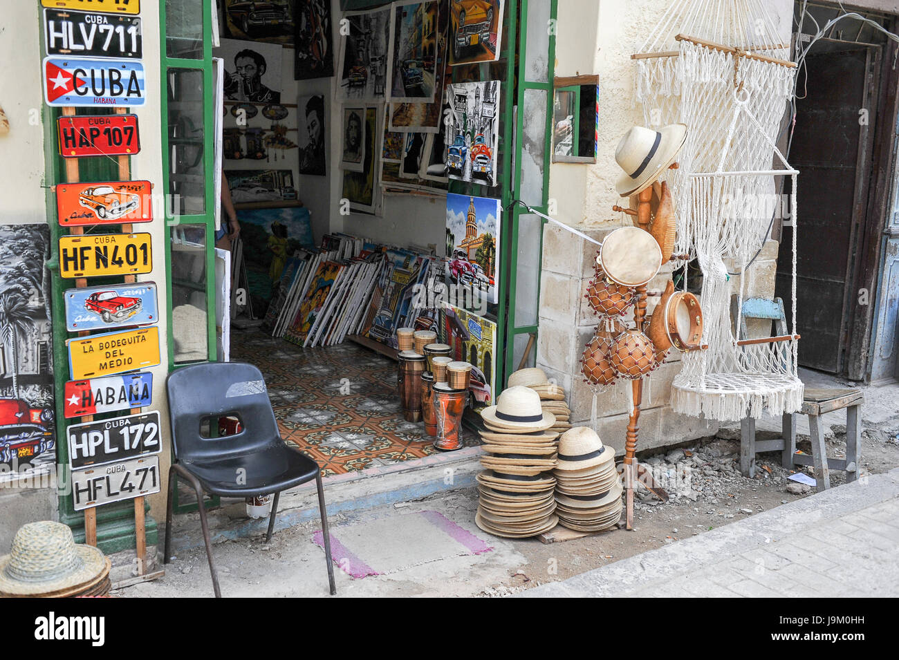 Souvenir shop in Havana, Cuba Stock Photo Alamy
