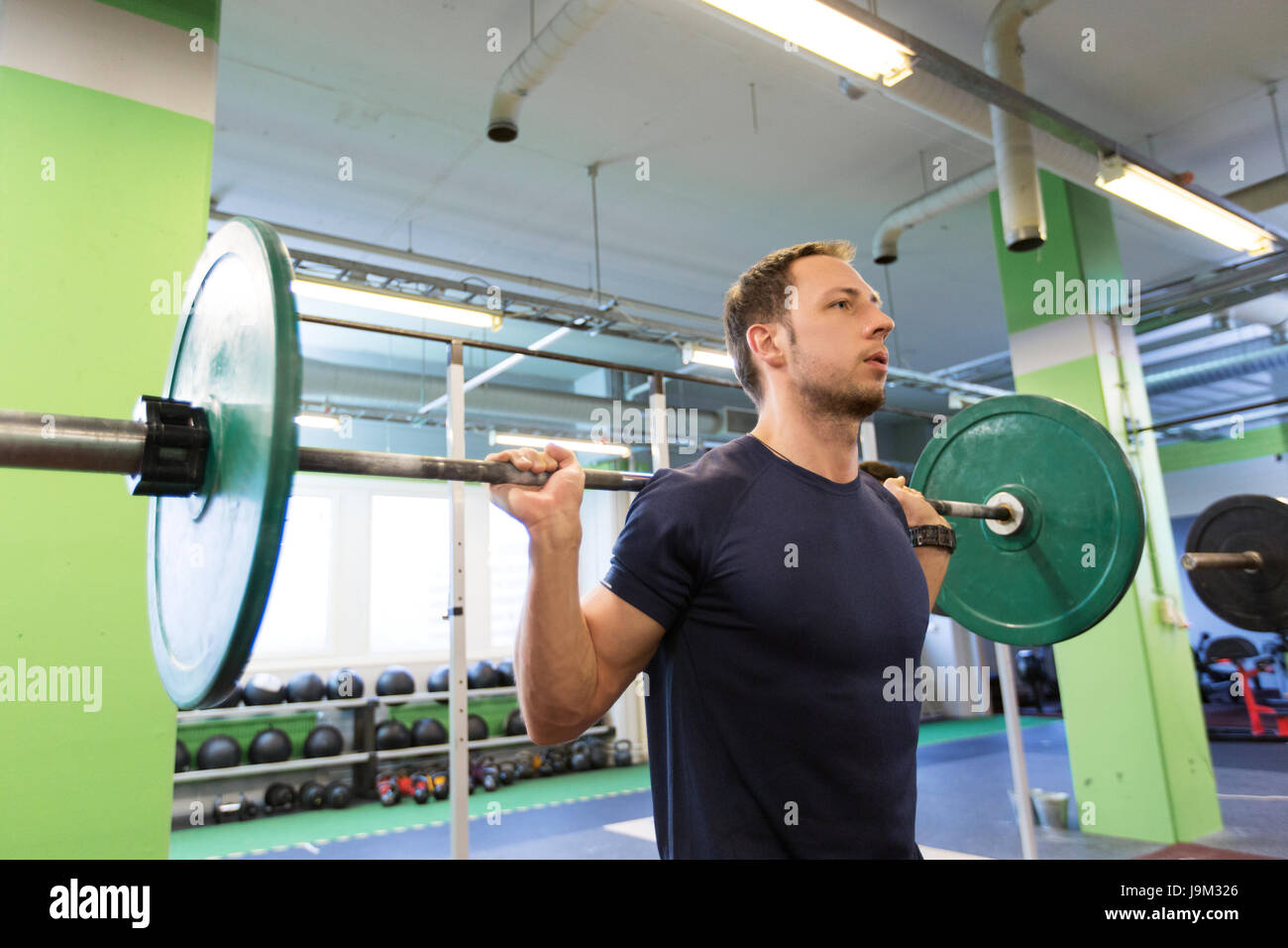 Shoulder press exercise hi-res stock photography and images - Alamy