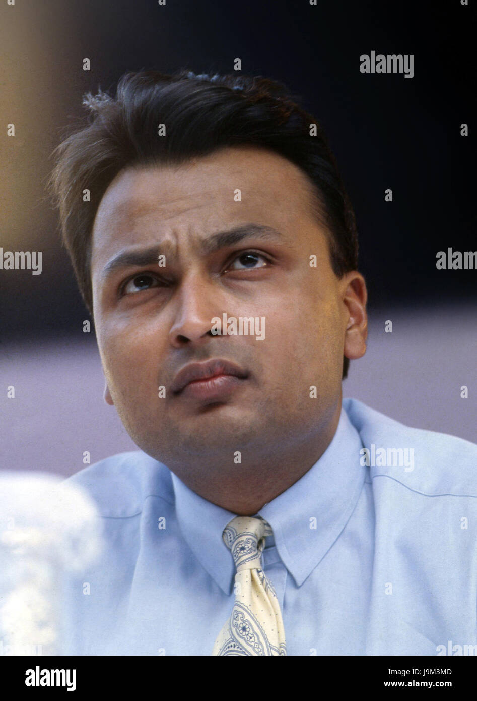 Indian businessman, Anil Ambani, India, Asia, NOMR Stock Photo