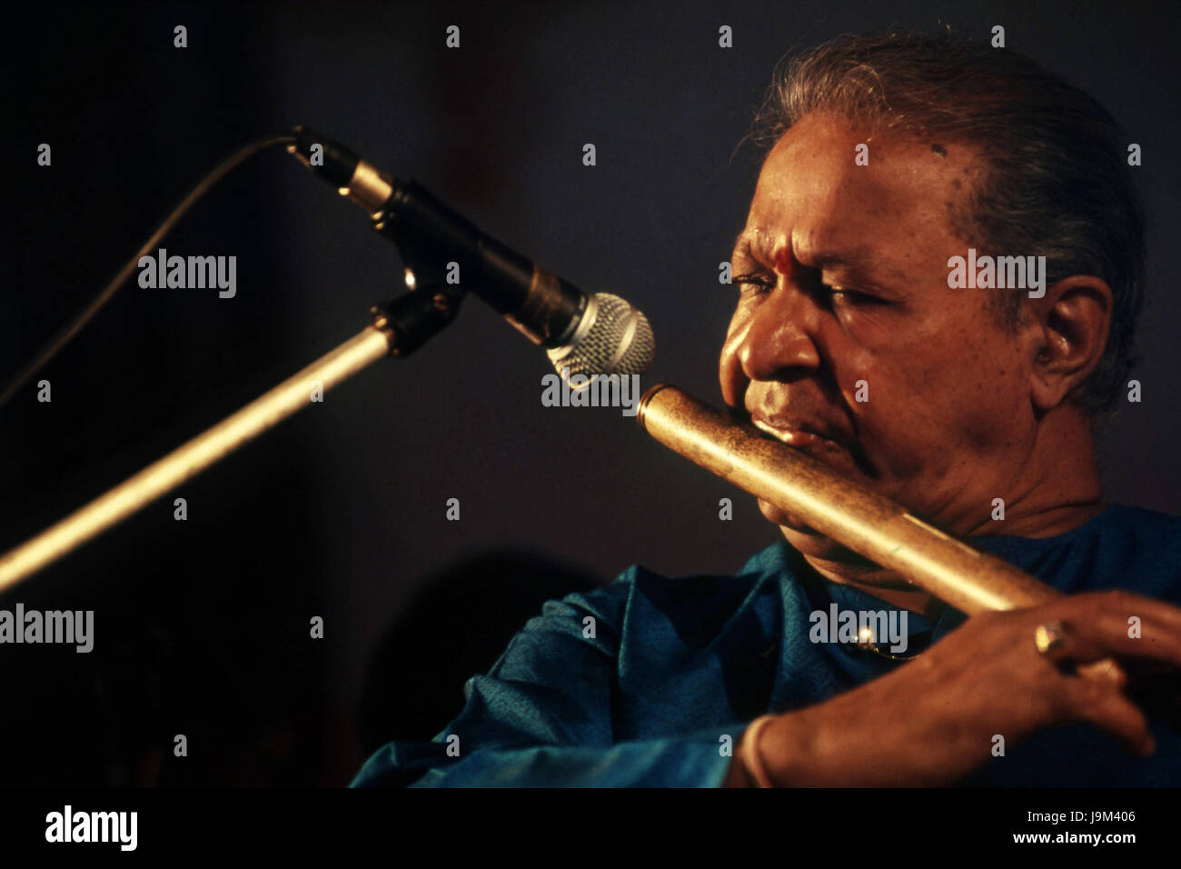 Indian classical flutist, Pandit Hariprasad Chaurasia, India, Asia