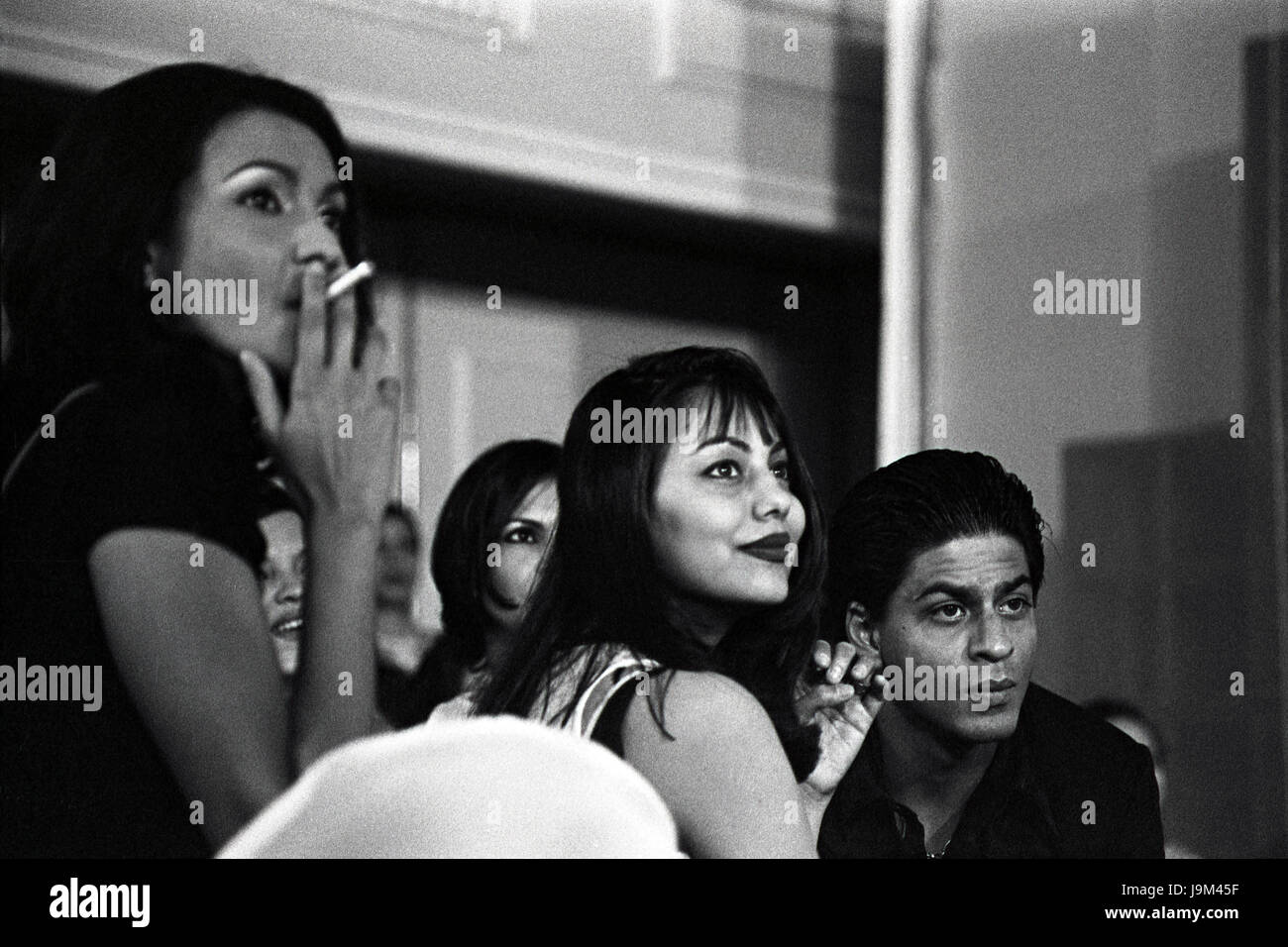Indian bollywood actor, Shahrukh Khan and Gauri khan, India, Asia, NOMR Stock Photo