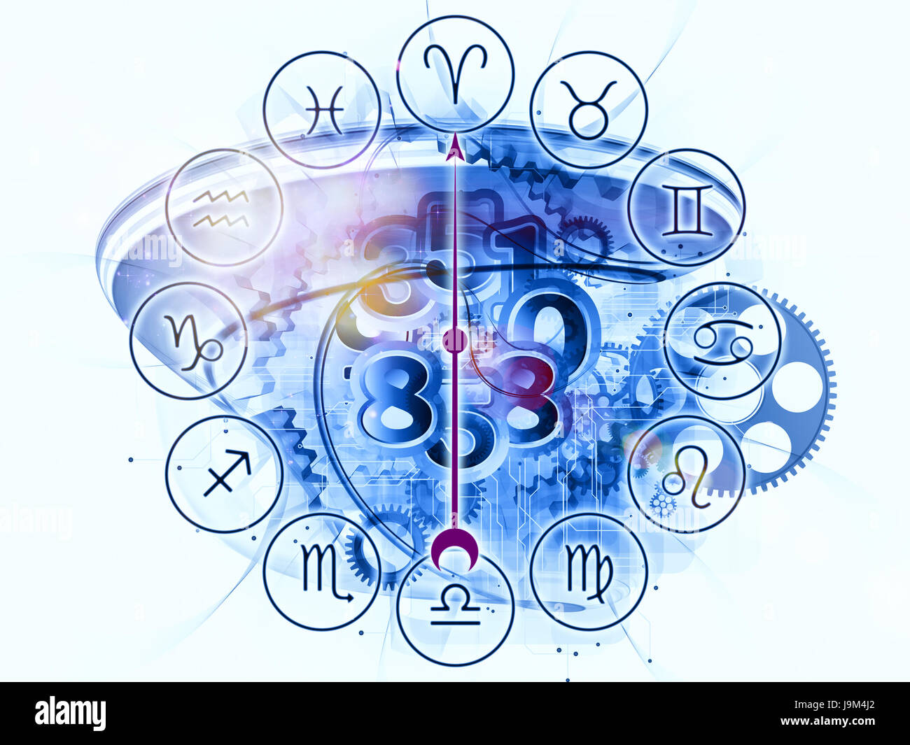 View of blue, art, birth, childbirth, parturition, delivery, composition, model ...