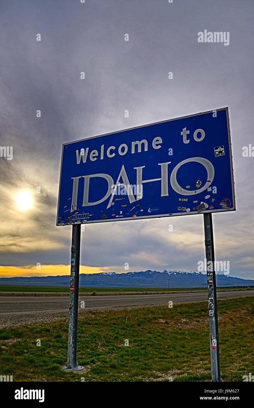 idaho state sign hires stock photography and images Alamy