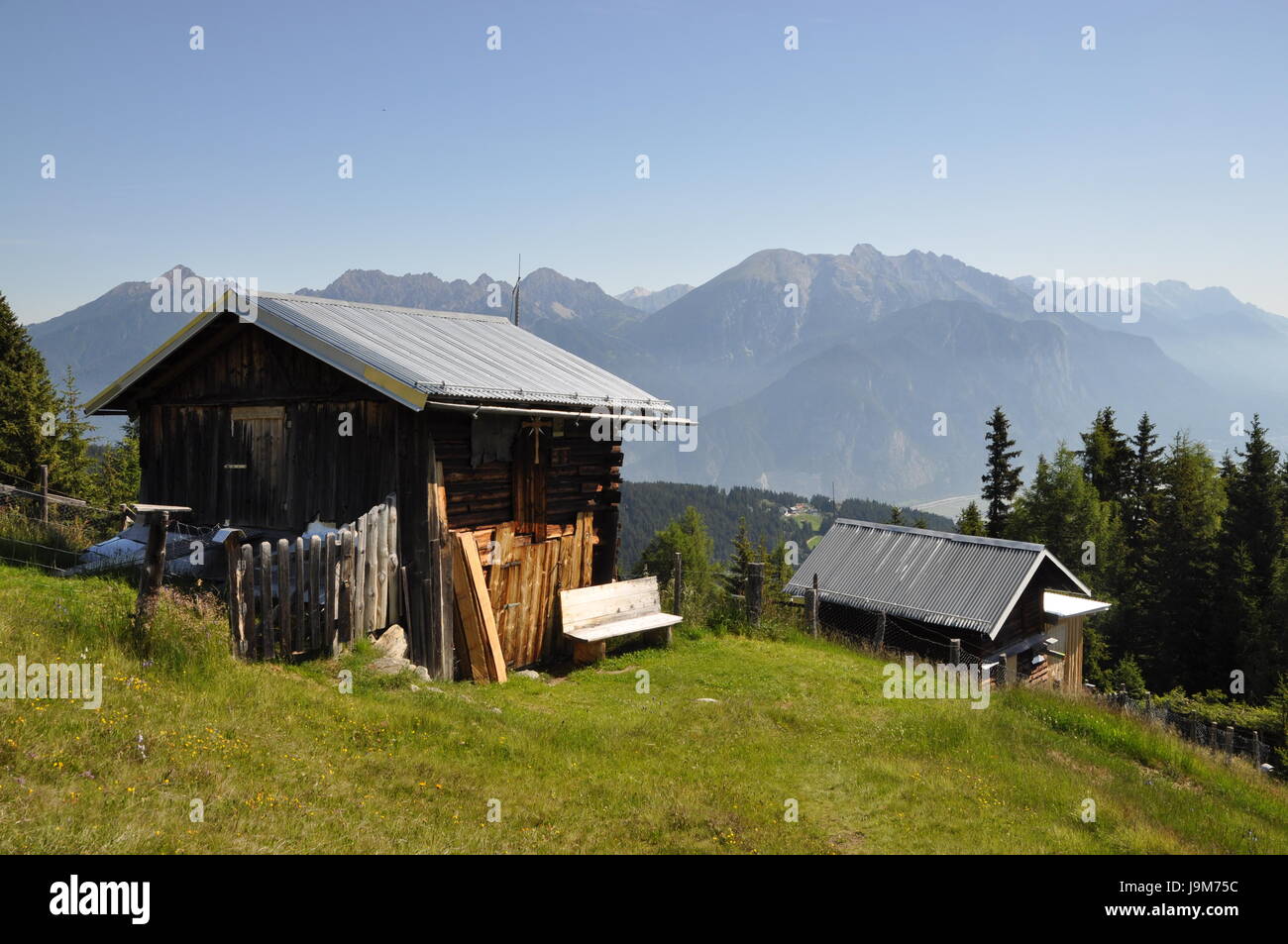 alp, lodge, hut, mountains, alps, summit, austrians, climax, peak, tyrol, Stock Photo