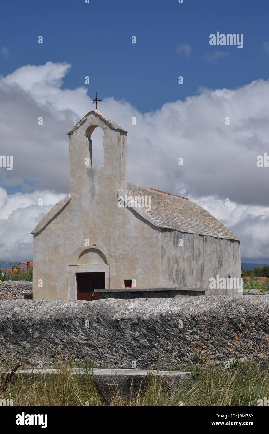church sveta nikola in povljana Stock Photo