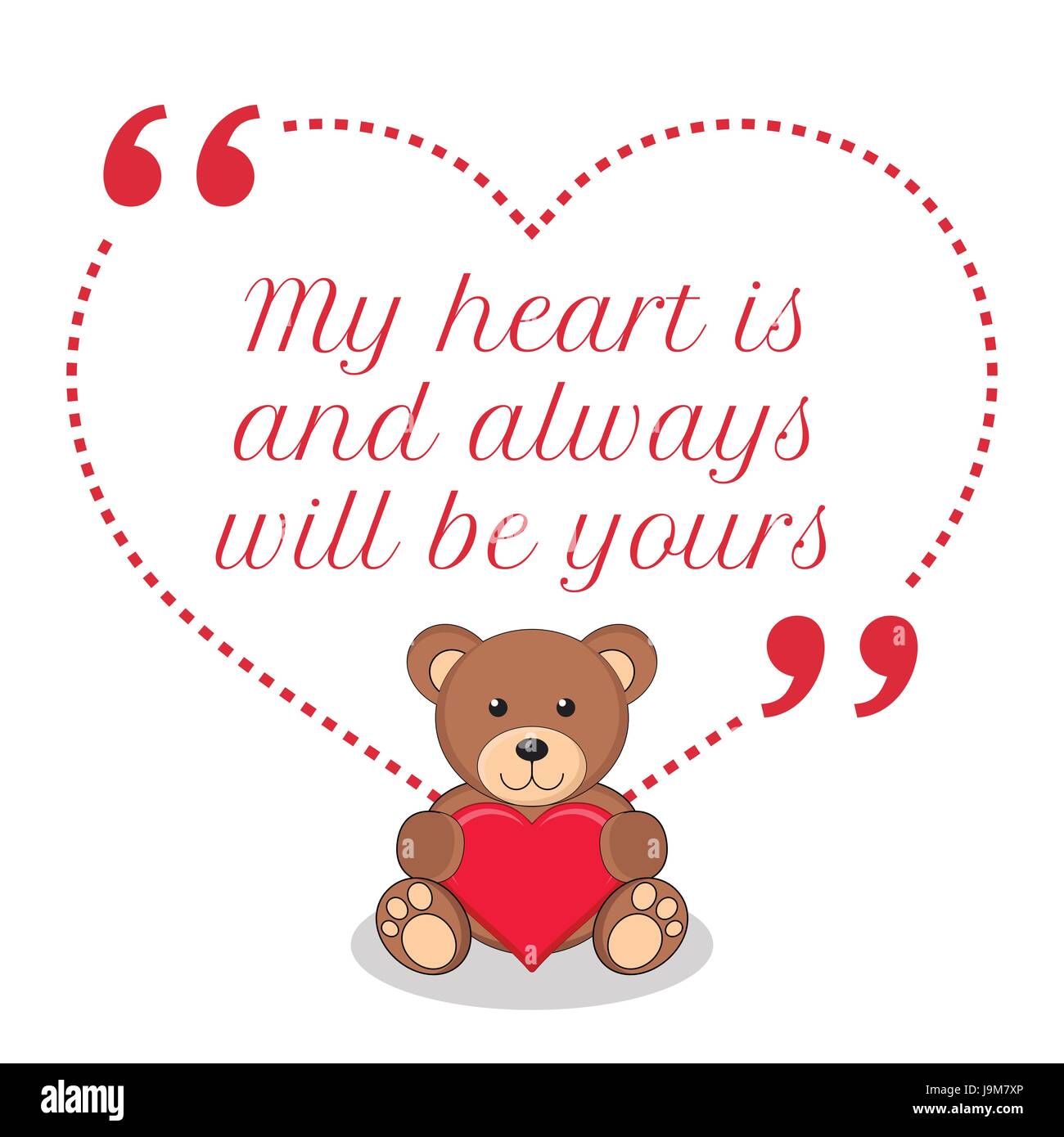 We will always love you Stock Vector Images - Alamy