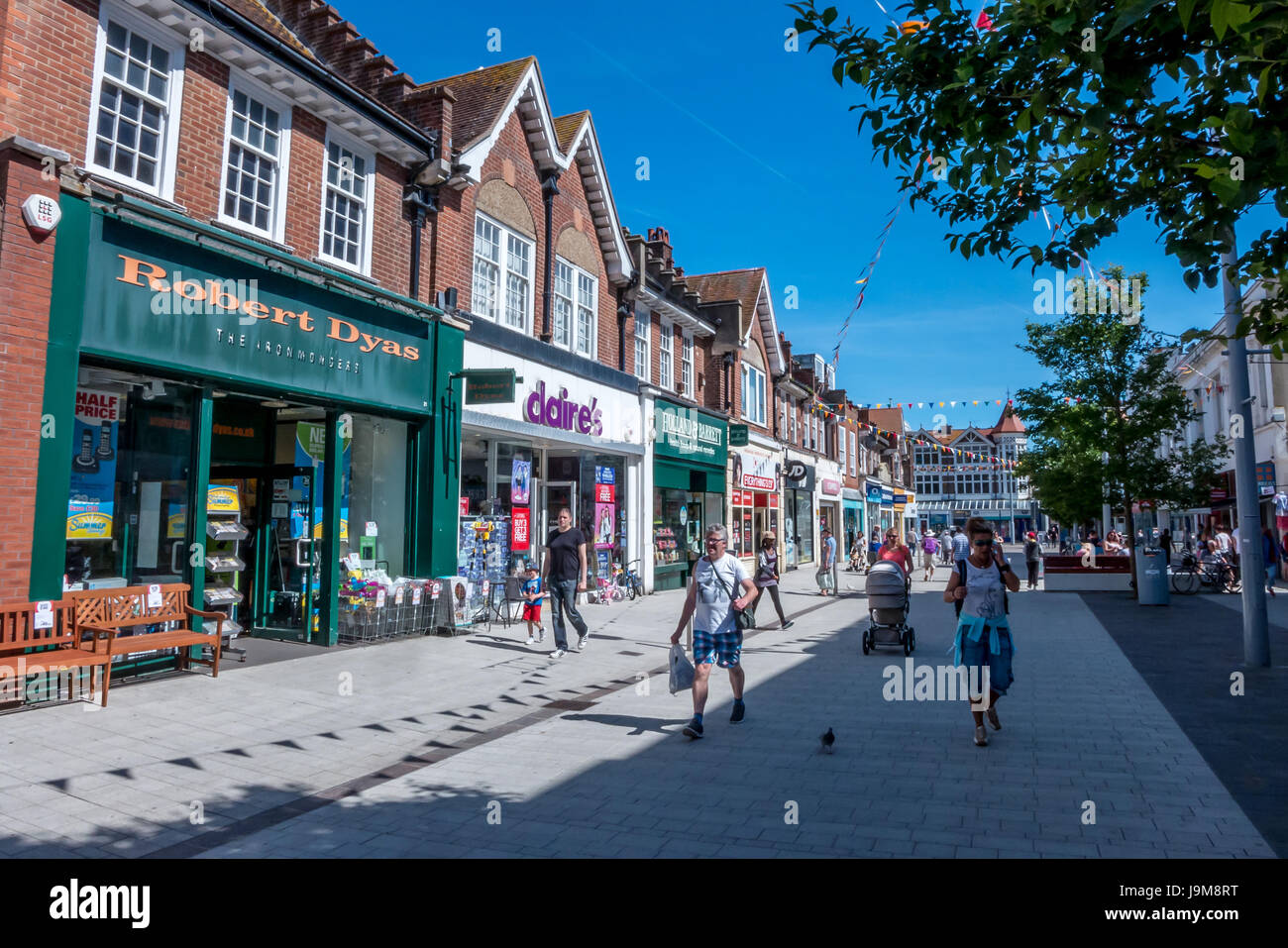 London Road in Bognor Regis town centre Stock Photo Alamy